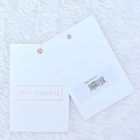 ⭐️SOLD⭐️Mac Duggal Vintage Style Floral Gown Wedding Bride Sz 14 - Picture 11 of 17